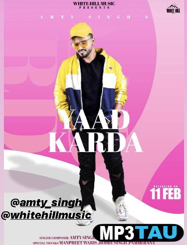 Yaad-Karda Amty Singh mp3 song lyrics